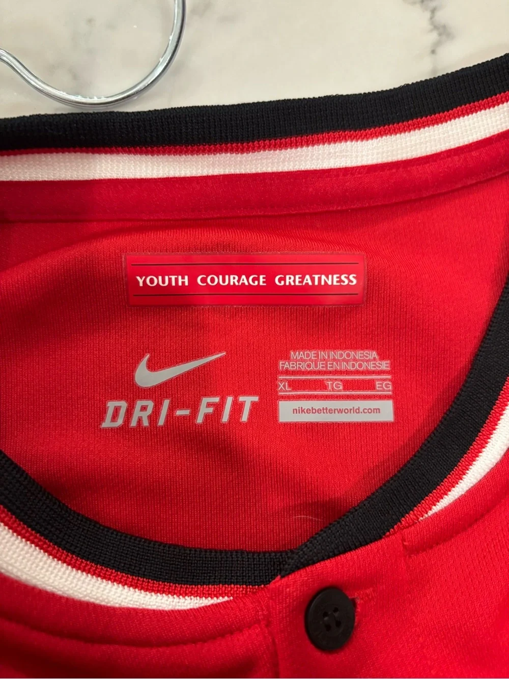 Nike Kids Manchester United Red Soccer Jersey